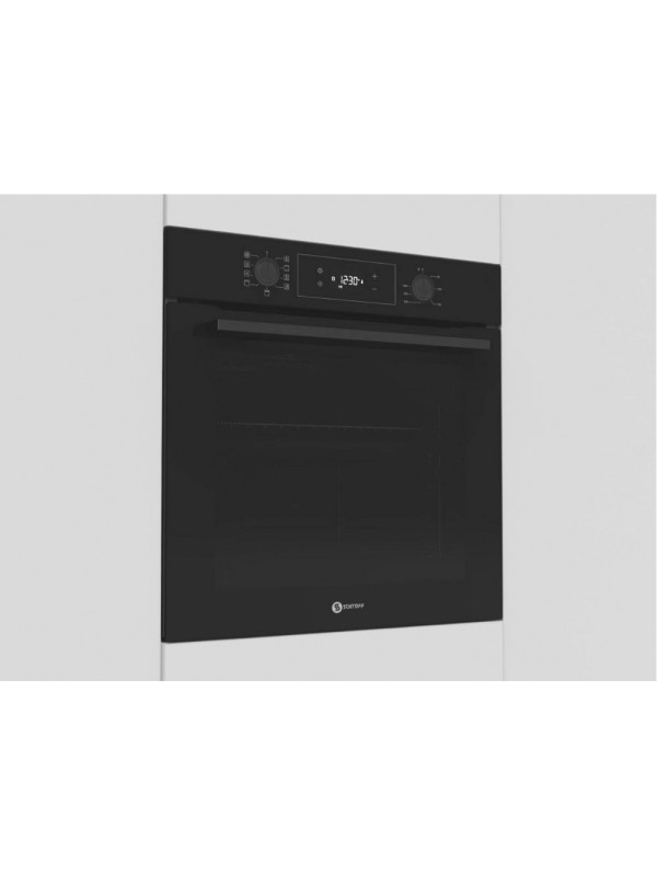 Электрический духовой шкаф Schtoff Decor 950 Black под углом
