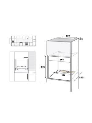Электрический духовой шкаф Schtoff Decor 950 Black схема (2)