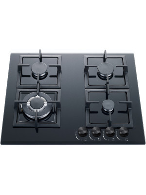 Газовая варочная панель Schtoff H6001C02IS Black под углом