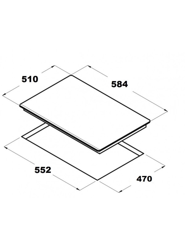 Газовая варочная панель Schtoff H6034C30IS White схема (1)