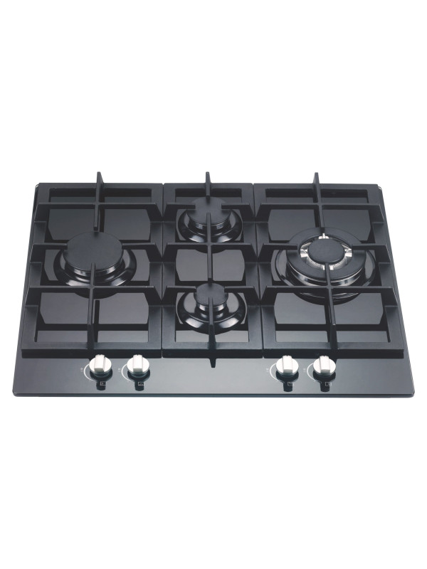 Газовая варочная панель Schtoff H6047C30IS Black под углом