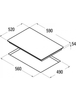 Индукционная варочная панель Schtoff I60H01 Black схема