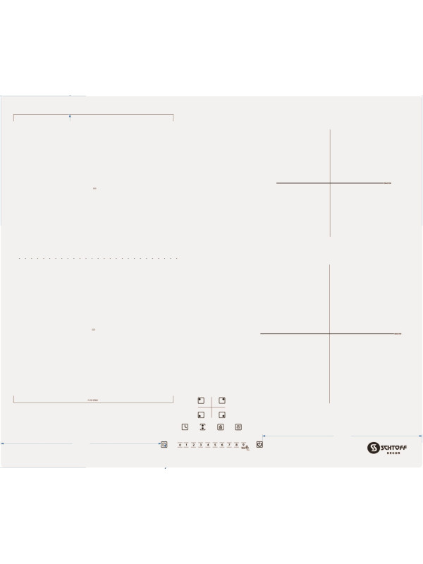 Индукционная варочная панель Schtoff I60H01 White