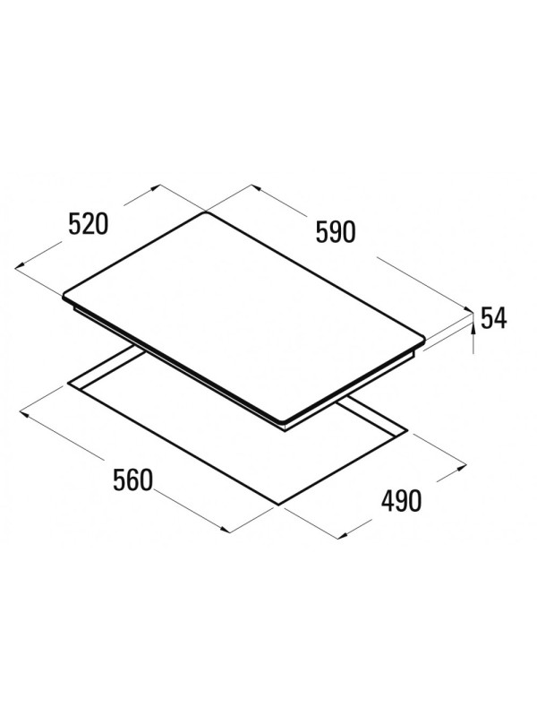 Индукционная варочная панель Schtoff I6S01B Black схема