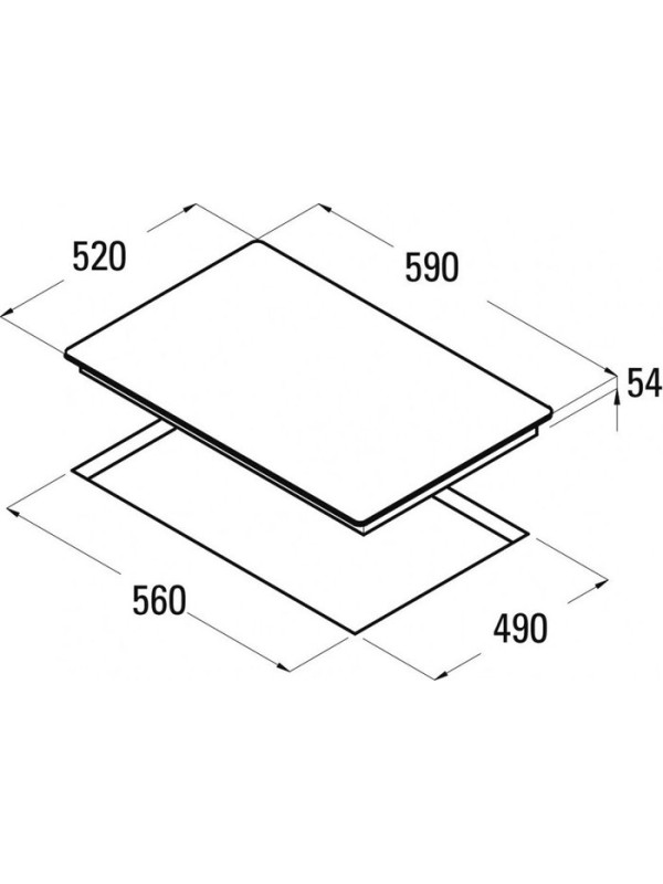 Индукционная варочная панель Schtoff I6S10B Black схема