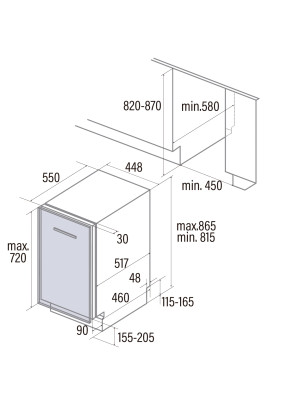 Посудомоечная машина Schtoff SVC 45107 A схема