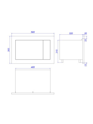 Микроволновая печь ZorG MIO211 S White схема