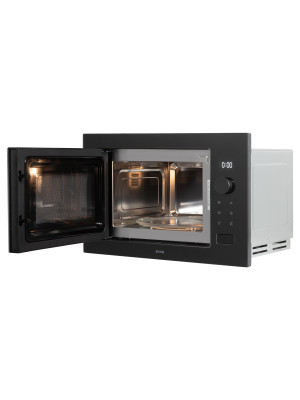 Микроволновая печь ZorG MIO252 S Black в раскрытом виде