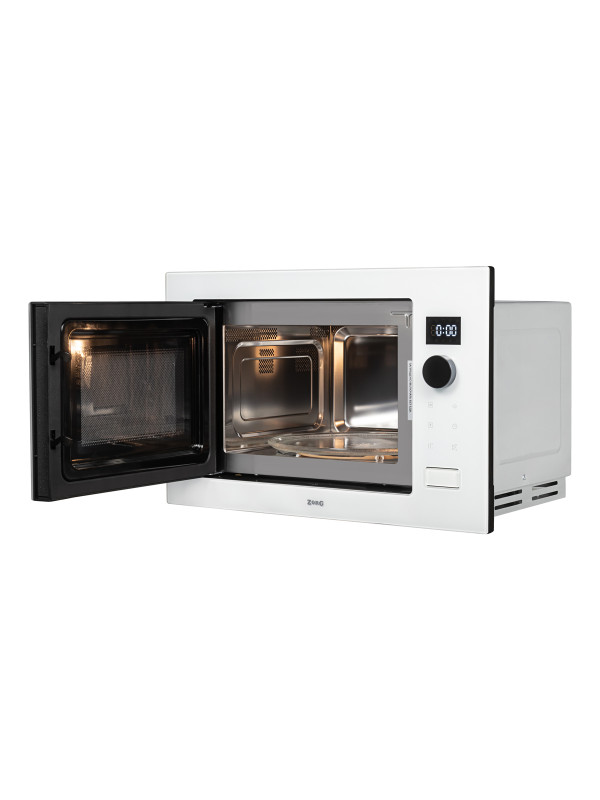 Микроволновая печь ZorG MIO252 S White в раскрытом виде