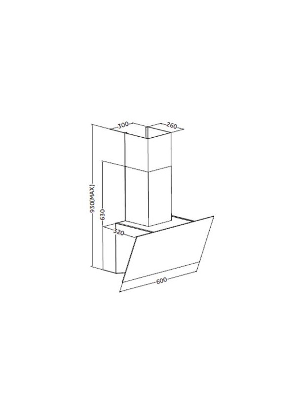 Вытяжка ZorG Alma 1080 60 S Black схема