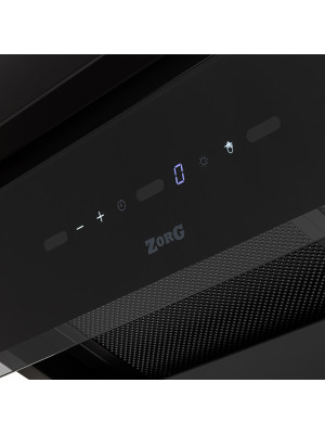 Вытяжка ZorG Aura 1260 60 S-GS Black вблизи