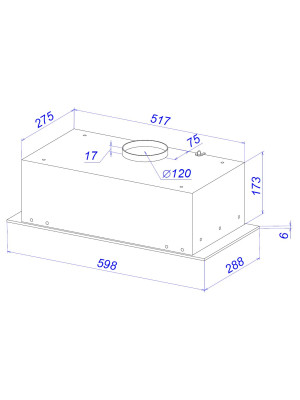 Вытяжка ZorG Platino 1030 60 S White схема
