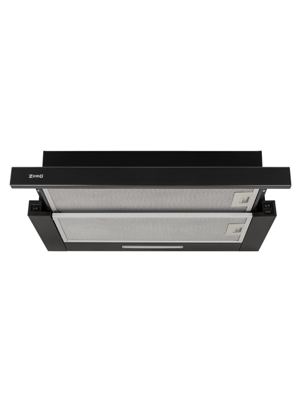 Вытяжка ZorG Slim 850 60 M Black спереди