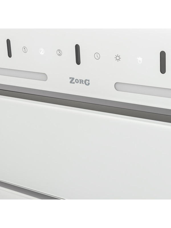 Вытяжка ZorG Star 1080 60 S-GC White вблизи