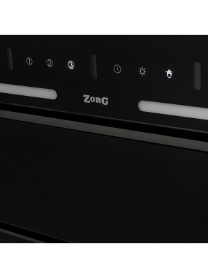 Вытяжка ZorG Star 1080 60 S-GC Black вблизи