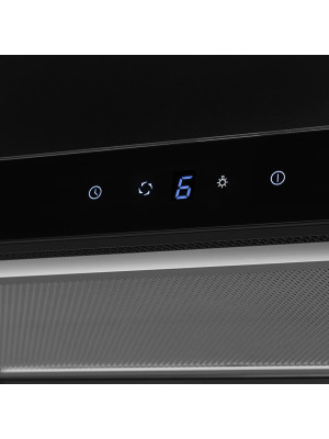 Вытяжка ZorG Turbo 1260 60 S Black вблизи