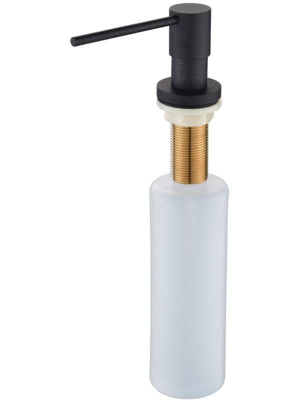 Дозатор жидкого мыла  ZorG DL Black Metallic