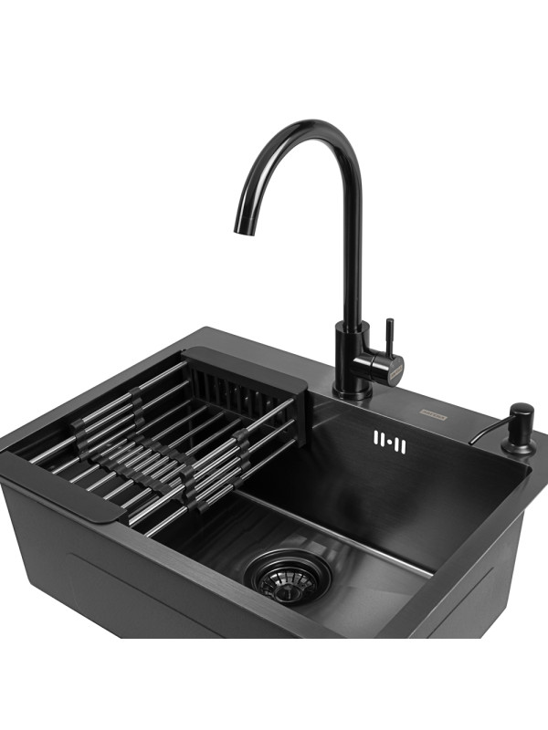 Коландер Arfeka Eco Ar 001 Black на мойке