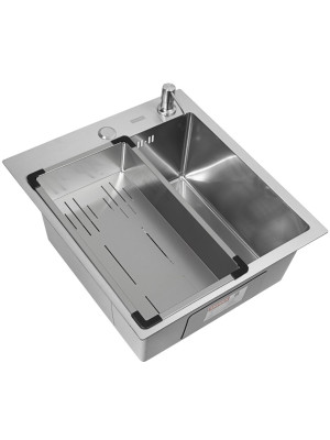 Кухонная мойка Arfeka Eco AR 45x50 (комплект коландер G+дозатор) Satin Decor Millet