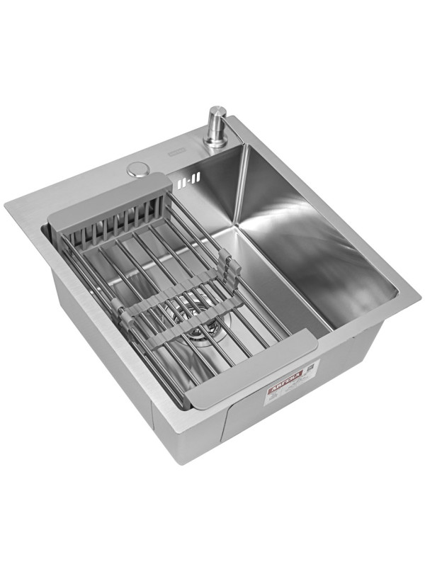 Кухонная мойка Arfeka Eco AR 45x50 (комплект коландер+дозатор Satin)