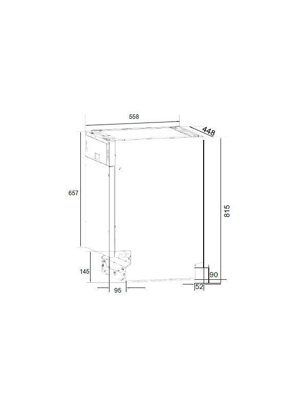 Посудомоечная машина ZorG W45A4A121G схема