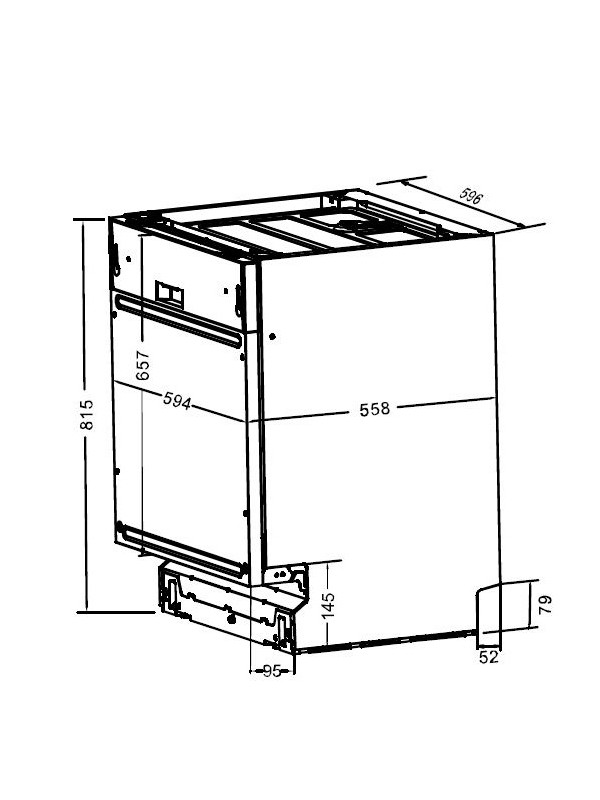 Посудомоечная машина ZorG W60B2A121G-A схема