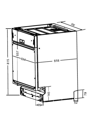 Посудомоечная машина ZorG W60B2A121G-A схема