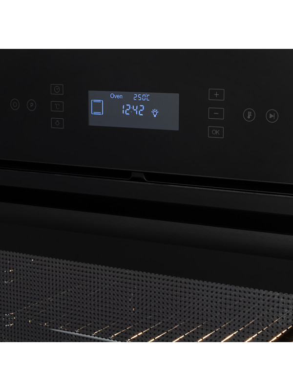 Электрический духовой шкаф ZorG FIN611 Black дисплей