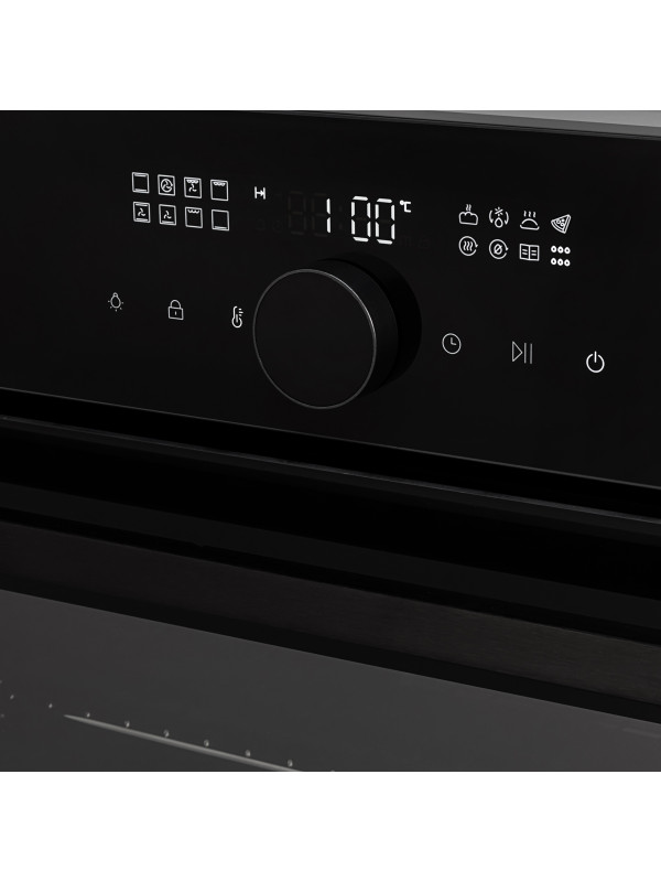 Электрический духовой шкаф ZorG MUN616 Black дисплей