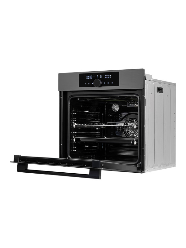 Электрический духовой шкаф ZorG MUN616 Black+Gray сбоку
