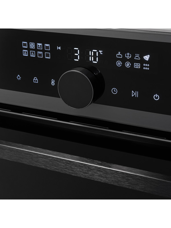 Электрический духовой шкаф ZorG MUN616 Black+Gray дисплей