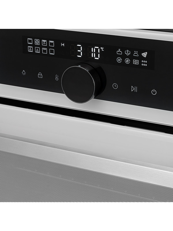 Электрический духовой шкаф ZorG MUN616 White дисплей