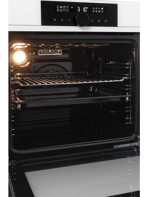 Электрический духовой шкаф ZorG MUN616 White под углом