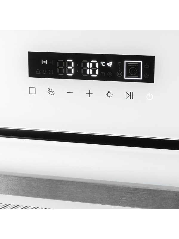 Электрический духовой шкаф ZorG NEO613 White дисплей