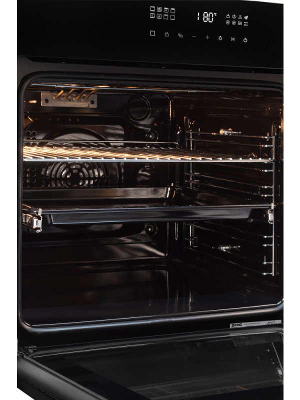 Электрический духовой шкаф ZorG NEO616 Black вблизи