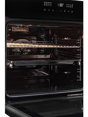 Электрический духовой шкаф ZorG NEO616 Black вблизи