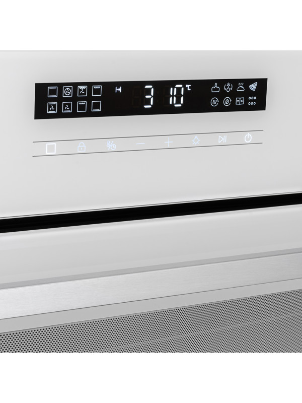 Электрический духовой шкаф ZorG NEO616 White дисплей