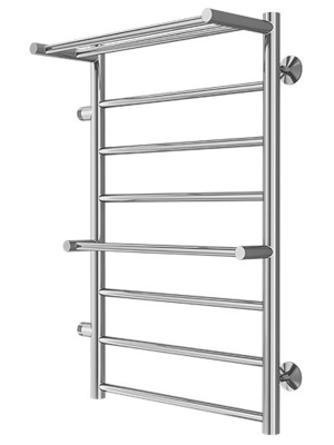 Полотенцесушитель Terminus Аврора П8 500х800 БПЛ (1") с 2 полочками