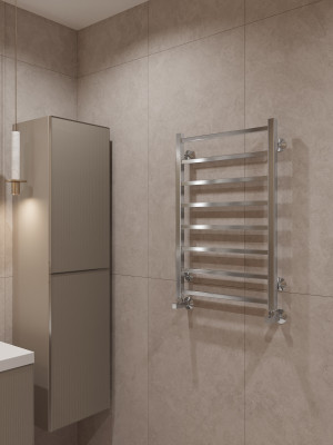 Полотенцесушитель Terminus Ватикан П8 500х800 НП (1/2") в интерьере