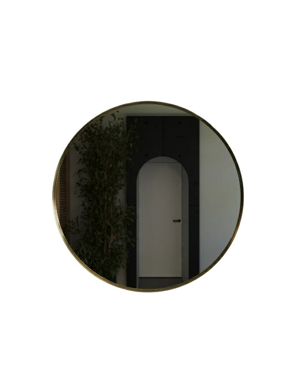 Зеркало Benetto Augusta 80x80 золотой