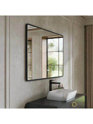 Зеркало Benetto Ember 124x84 антрацит под углом