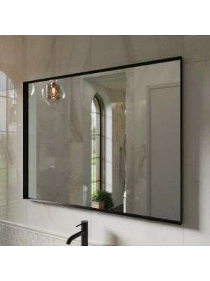 Зеркало Benetto Bello 120x90 черный под углом