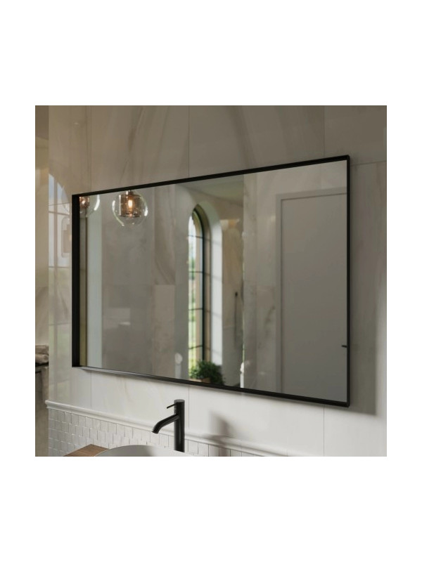 Зеркало Benetto Bello 140x90 черный под углом