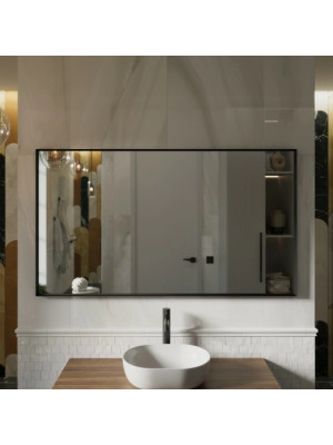 Зеркало Benetto Bello 160x90 черный спереди