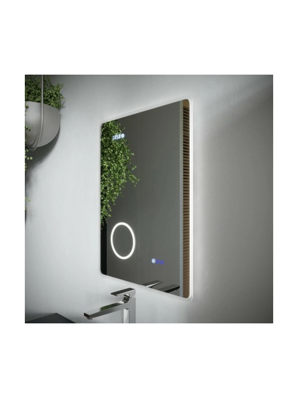 Зеркало Benetto Denali 60x80 под углом с подсветкой