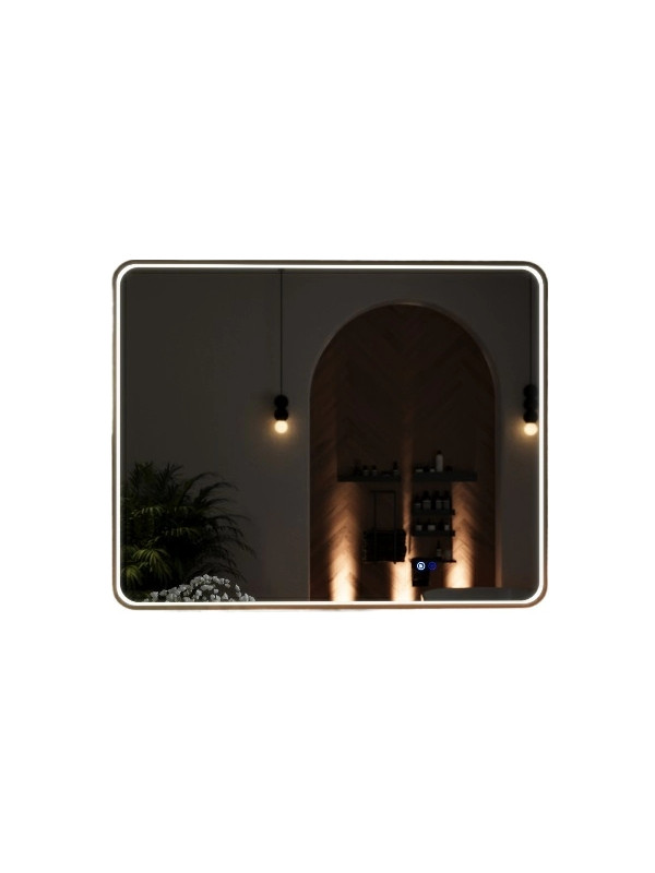 Зеркало Benetto Ellisse 100x80 золотой