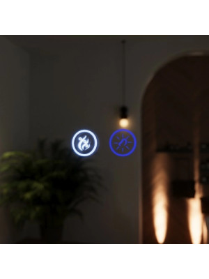 Зеркало Benetto Ellisse 100x80 серебристый сенсорное управление