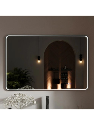 Зеркало Benetto Ellisse 120x80 черный сперед