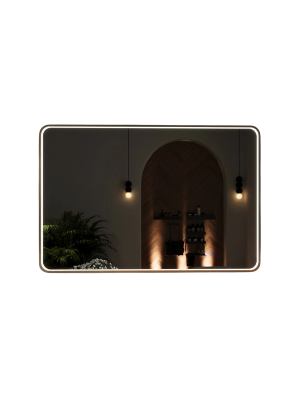 Зеркало Benetto Ellisse 120x80 золотой