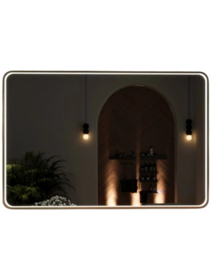 Зеркало Benetto Ellisse 120x80 золотой